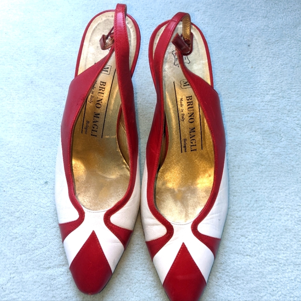 Bruno Magli Red heels size 7